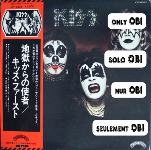 KISS Kiss Japan ( VIP-6326 ) ***Only OBI***