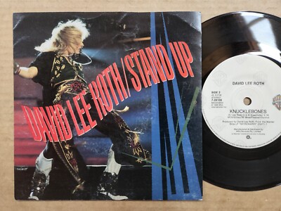 DAVID LEE ROTH Stand Up/Knucklebones - vinyl  7'' Single Picture sleeve