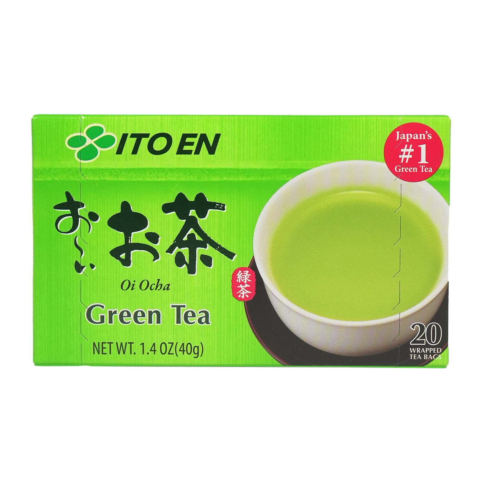 Ito En Oi Ocha Green Tea Teebeutel 40g Japanischer Grüner Tee im Teebeutel
