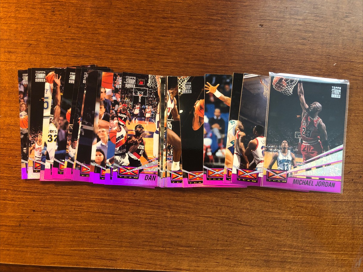 1993/1994 Topps Stadium Club Basketball Beam Team 27 Card Set
