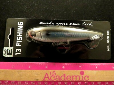 13 Fishing Dual Pitch Pencil Walking Bait E-DP108-NL Natty Light 4-1/2'' 2/3oz 