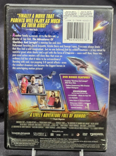 MIRAMAX FILMS - THE ADVENTURES OF SHARKBOY AND LAVAGIRL IN 3D - DVD - 2003 - Picture 2 of 2