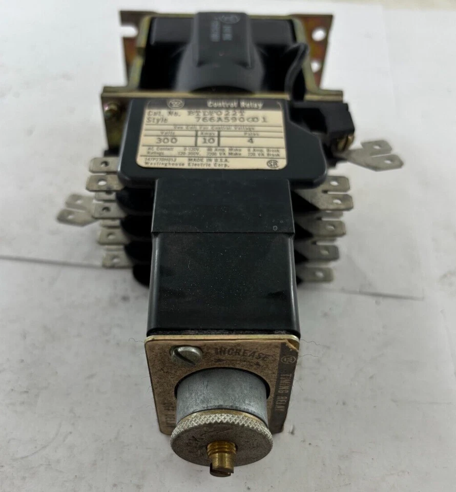 RELÉ DE CONTROL INDUSTRIAL WESTINGHOUSE BTDFO22T 766A59001 Foto 4 de 4