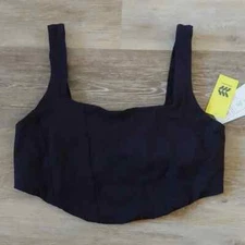 NWT All in Motion Everyday Soft Corset Padded Sports Bra Black Size XXL