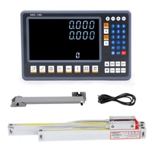 TOAUTO 2/3 Axis 8'' LED Digital Readout Dro Display Glass Linear Scale 4''-40''