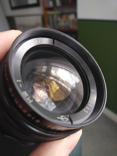 Mir-1 37mm f2.8 M42 (con tapa trasera y filtro delantero) 1971 Gran Premio de Bruselas 1958 - Imagen 3 de 15