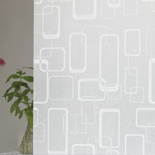 Flower Bathroom Window Glass Frosted Film Adhesive Stickers Removable - Picture 15 of 43