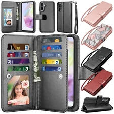 For Samsung Galaxy A16 A15 A36 5G Wallet Case with Card Holder PU Leather Cover