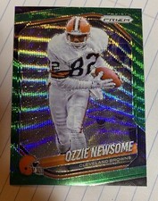 2025 Panini Prizm - Ozzie Newsome #60 Green Wave Prizm - Cleveland Browns
