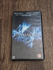 Unbreakable VHS Tape Bruce Willis (untested)
