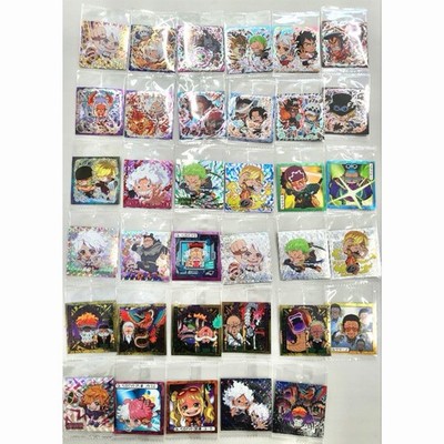One Piece Seal Wafer LOG.13 Stickers Complete Full Set All 35