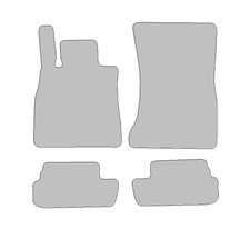 Fu&szlig;matten passend f&uuml;r Mercedes S-Klasse Coupe Typ C217, A217 (Baujahr 2014 - akt