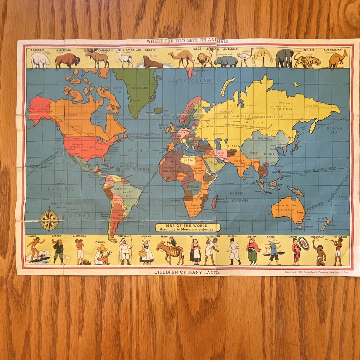 世界地図　OLD MAPS　Edition teNeues1990 世界地図 OLD MAPS Edition teNeues1990 1990-1999 Date Range Antique