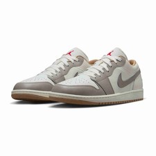 Air Jordan 1 Low Sail College Grey 553558-169 Men Size
