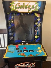 video game consoles. Pac-Man and Galaga With Arcade 1-up image
