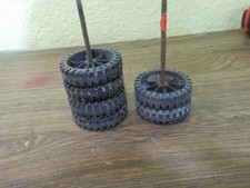 vintage tonka ford truck set of 6 plastic tires 2 axles for parts