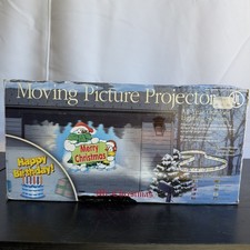 Vtg 2001 Mr. Christmas Moving Film Picture Projector All Year Lighting System