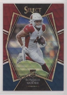 2021 Select Premier Level Tri-Color Prizm /199 Rondale Moore #158 Rookie RC n1u
