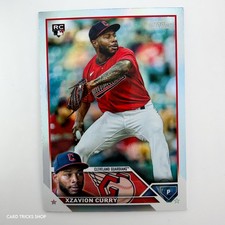 2023 Topps Series Two Xzavion Curry #513 Rainbow Foil