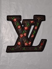 Embroidered Louis Vuitton Logo Iron On Patch ...