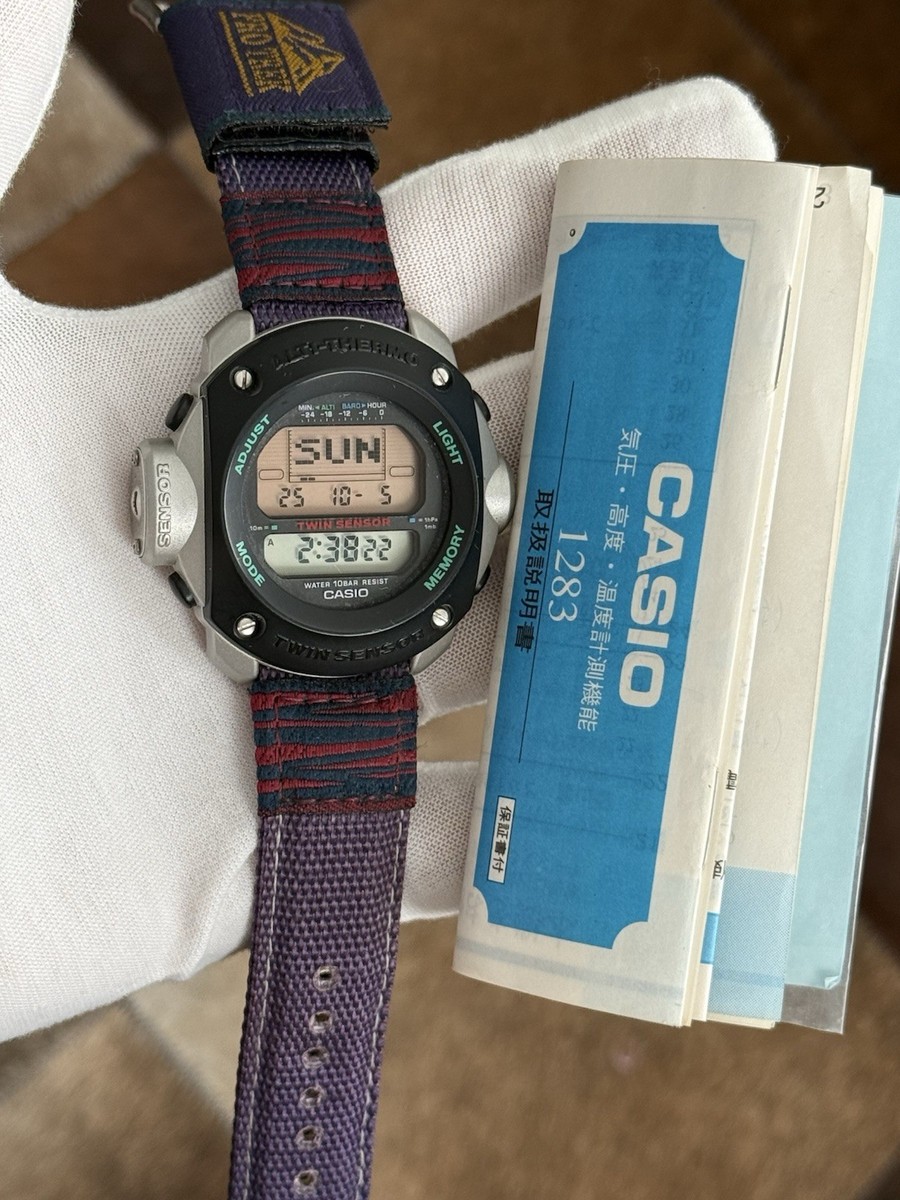 Rare Vintage Casio Pro Trek DPX-400 Alti-Thermo Digital Sports