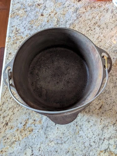 Griswold Cast Iron #8 Tite-Top Dutch Oven 1278 C Pat 1333917~U.S.A,  NO Lid