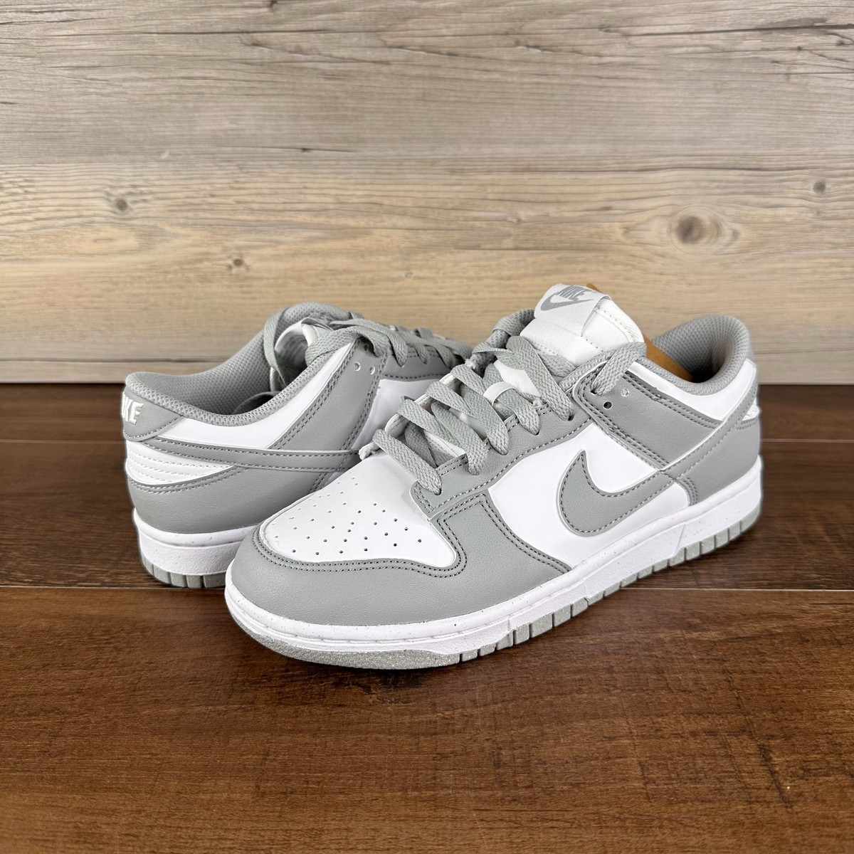Nike Dunk Low Next Nature Womens Size 8.5 White Light Smoke Grey