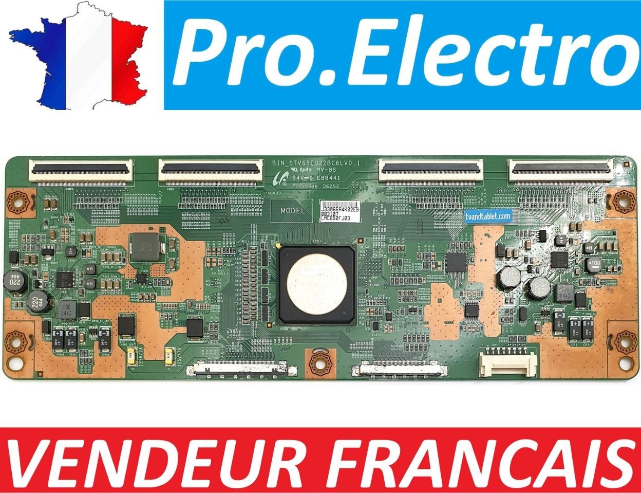 Contrôleur d'image fluide LMC650FJ03 pour platine T-CON Samsung 65"