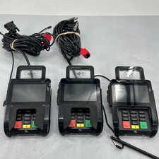Lot of 3 PAX Q30 Credit Card Terminal WiFi POS Payment... Missing cables and Pen