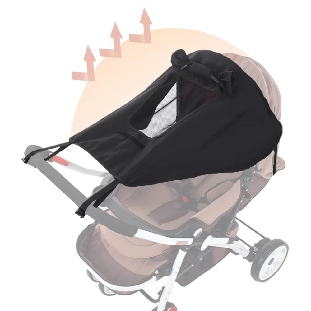 Housse de Poussette Anti-UV UPF50+ Idéale pour les Balades au Parc