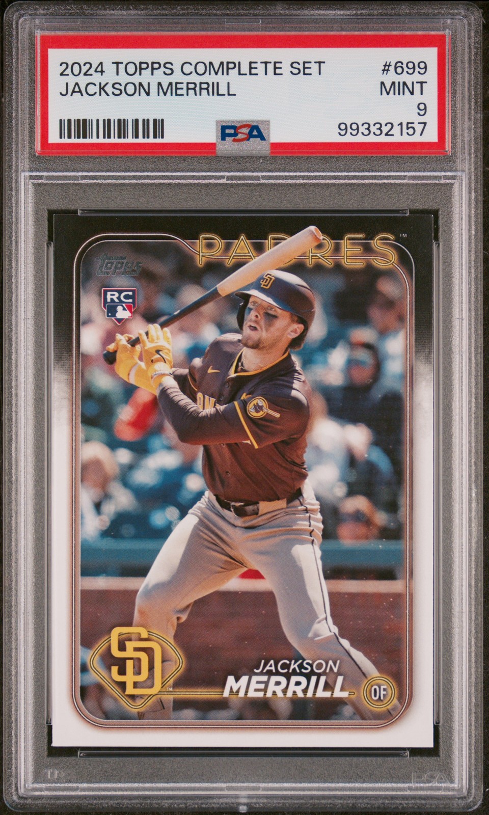 2024 TOPPS COMPLETE SET #699 JACKSON MERRILL PSA 9