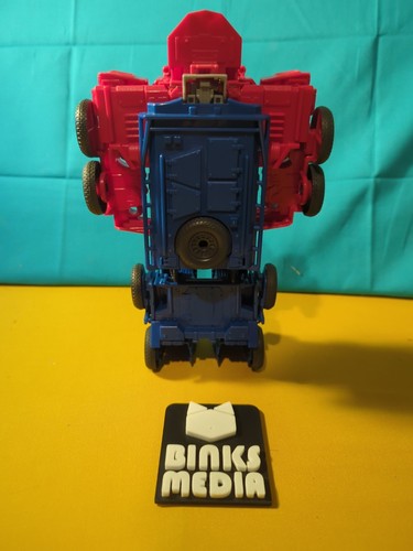 Transformers Cyberverse Adventures Smash Changers OPTIMUS PRIME Figure - Picture 8 of 9