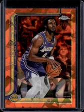 2025-26 Topps Chrome Update Sapphire Bronny James Jr. Orange Refractor #/25