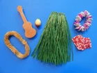 Vtg Barbie & Ken In Hawaii #1605 & #1404 , Partial Sets, Skirt Lei Accessory Lot