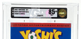 Yoshi Set Yoshi's Cookie New Nintendo NES Factory Sealed 1991 VGA Graded 85+