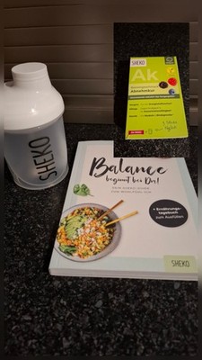 Neu Sheko Buch Balance beginnt bei dir +Abnehmkur Beery 21 Sticks NEU+Shaker Neu