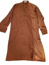 Fabindia Hand Block Print Indian Cotton Kaftan Kurta Shirt Tunic Size 38 EU