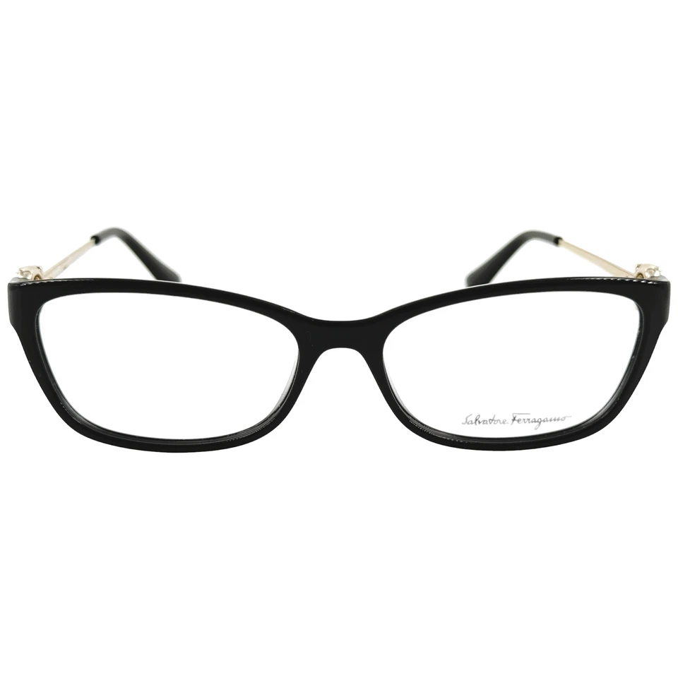 Salvatore Ferragamo SF2799R Women Plastic Eyeglass Frame 001 Black 54-15 Italy - Image 3 of 4