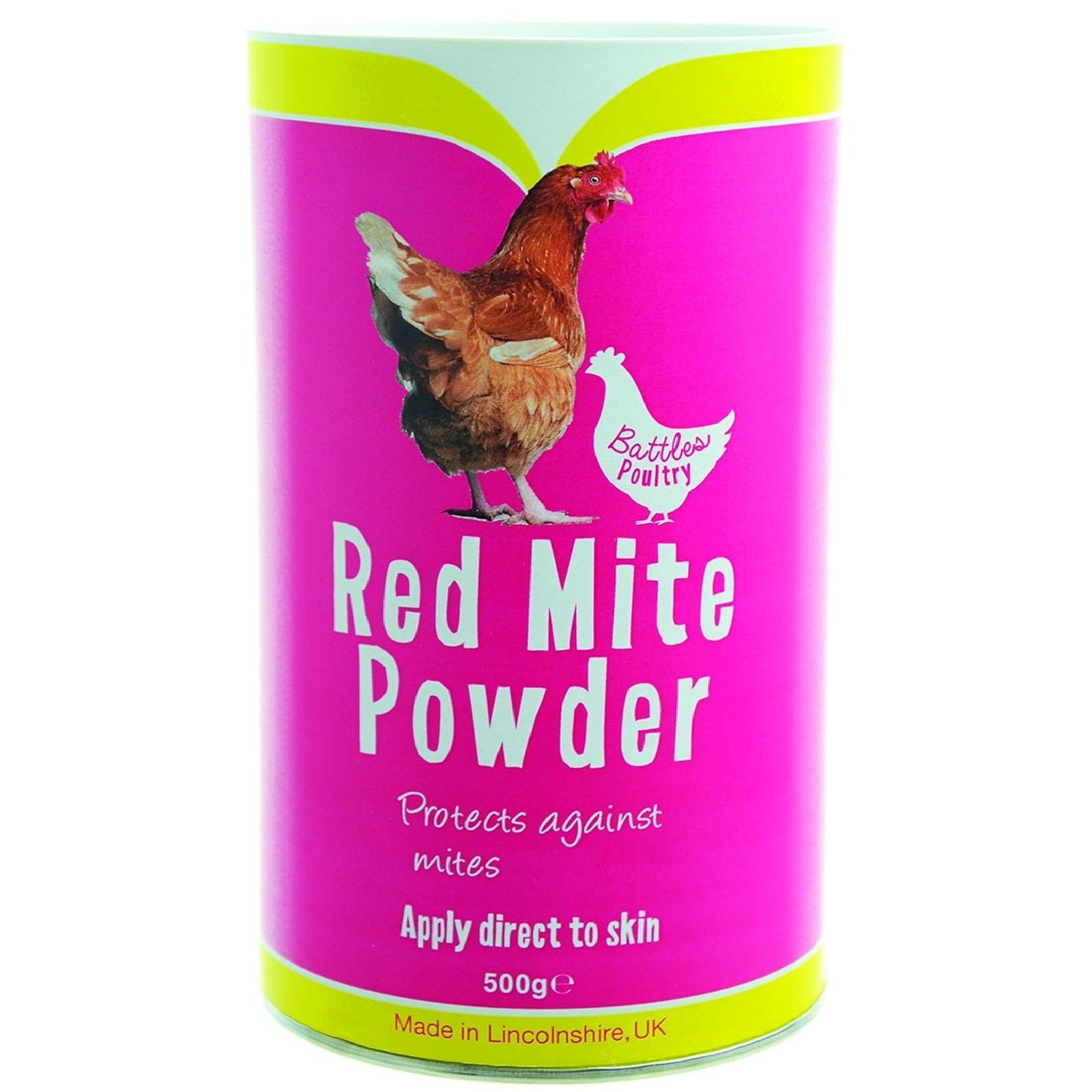 500G RED MITE POWDER : Battle Poultry Bird Insect Repellent Chicken Treatment
