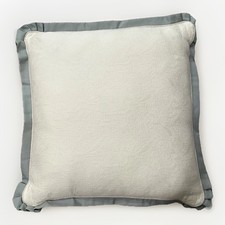 Croscill Romance Cream Ivory Blue Euro Shams Pair