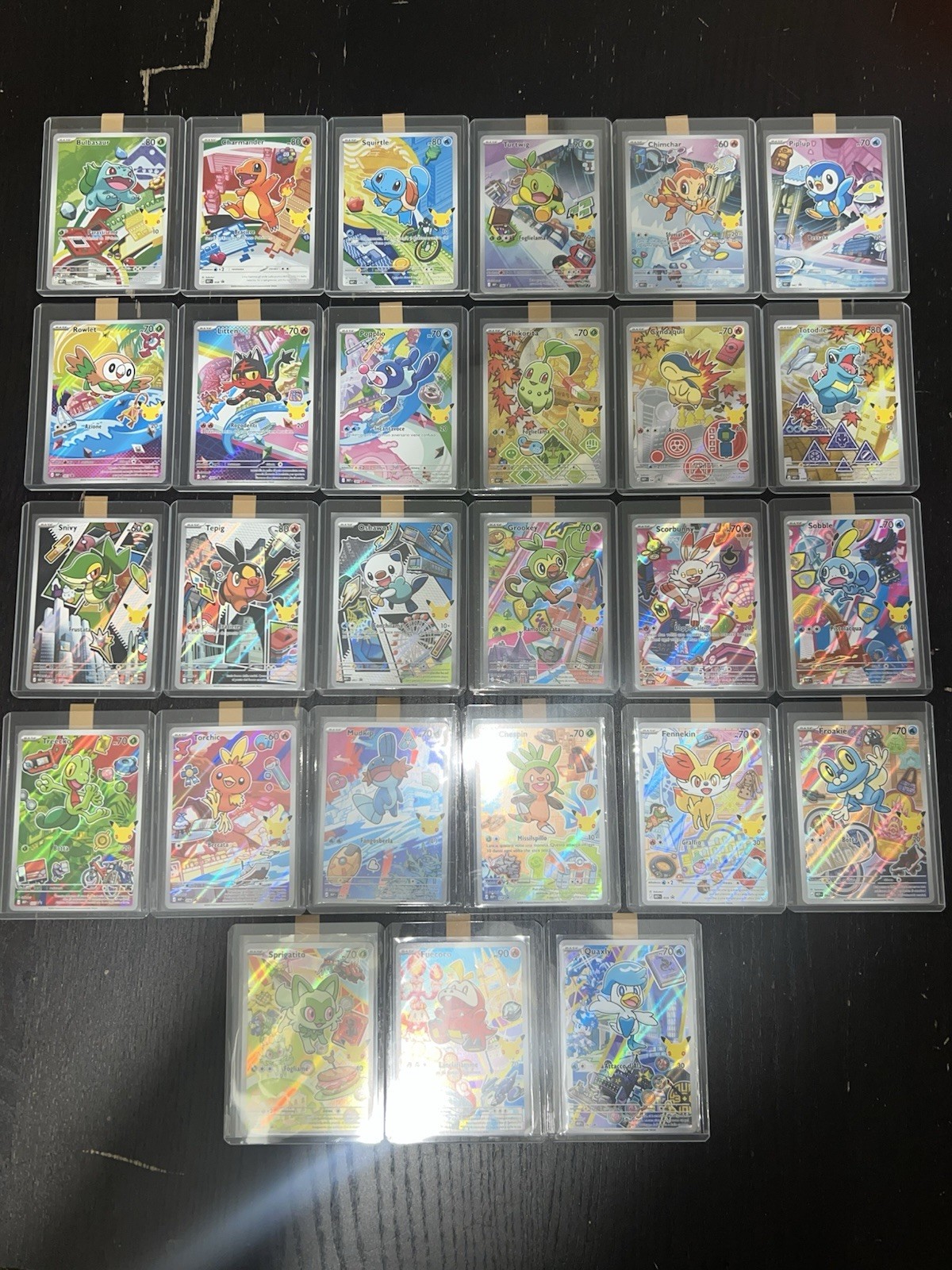 Serie 1-2-3completo Pokémon Primi compagni di avventure ITA 27cards NM