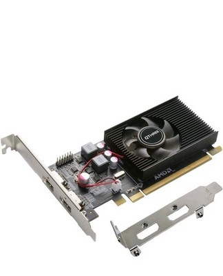 AMD Radeon HD 6570 1GB GPU, Low Profile, für Windows 10, 7, 8 - Gaming Boost
