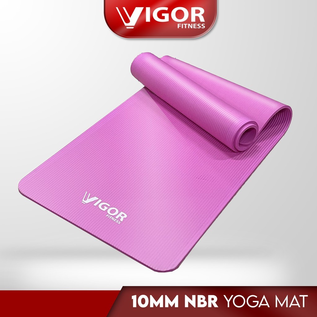 Yoga Mat for Men and Women - Non-Slip Exercise Mat with Carrying Strap