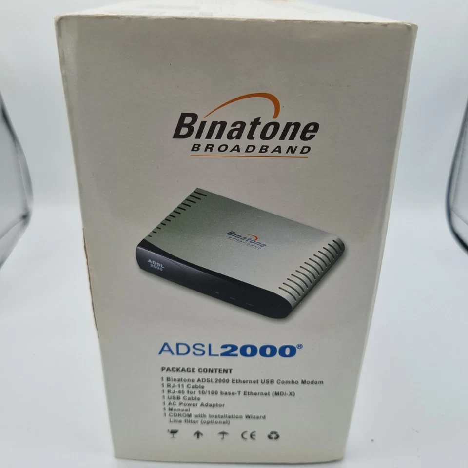 BINATONE Broadband ADSL 2000 ethernet USB. New in Box. - Image 2 of 4