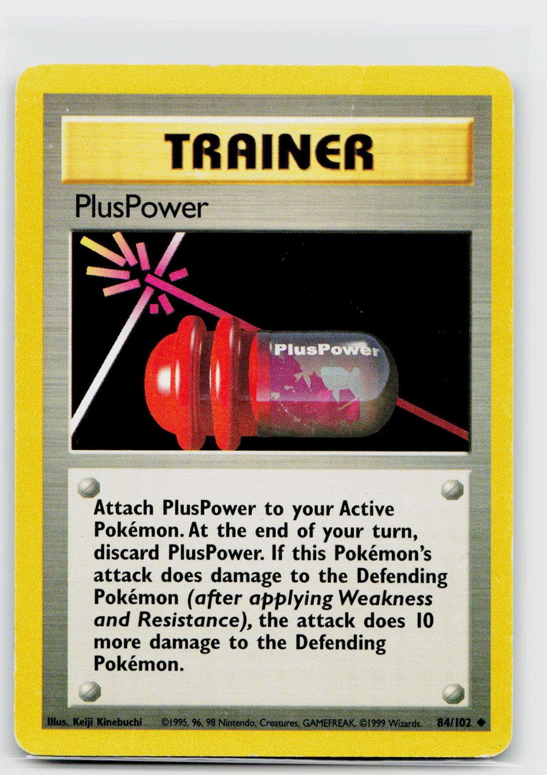 PlusPower 084/102 Base Set Uncommon HP