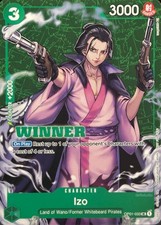 • Izo • OP01-033 Full Art Non Foil Tournament Pack Winner Stamp One Piece TCG NM