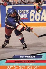 1992-93 Ultra #242 Troy Murray Winnipeg Jets Hockey