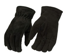 GO56BK XXL North American Trading Men's Black Thermal Lined Deer Suede Gloves