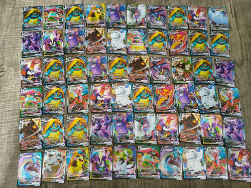 China Rrr 60x Pokemon Simplified Chinese VMAX RRR Holo Card Bulk Lot Mixed S ...
