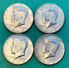 Kennedy Half Dollars - Lot of Four  (Two each 1967 and 1969)